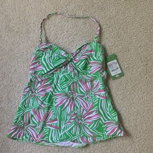 Lilly Pulitzer Caye Tankini Top Size XS NWT